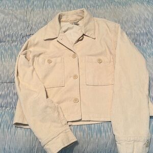 Amuse Society Cream Corduroy Jacket